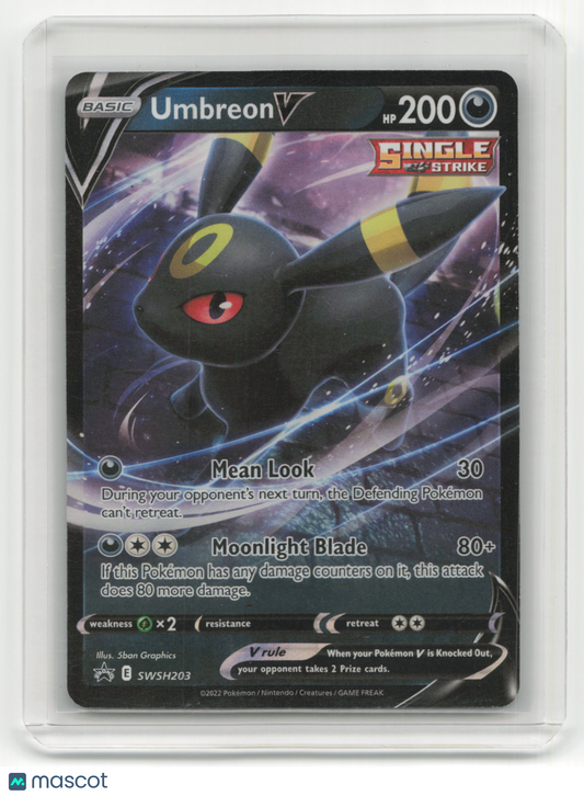 2021 Pokemon Umbreon V SWSH Black Star Promos #SWSH203 Promo