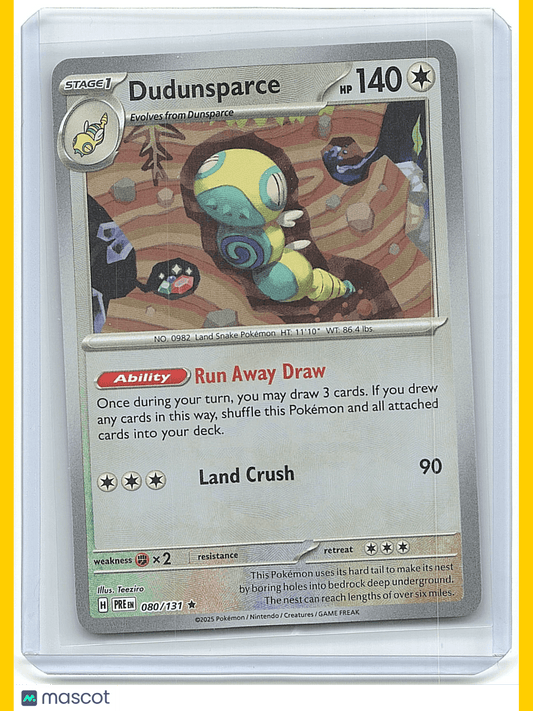 2023 Pokemon Dudunsparce #080/131