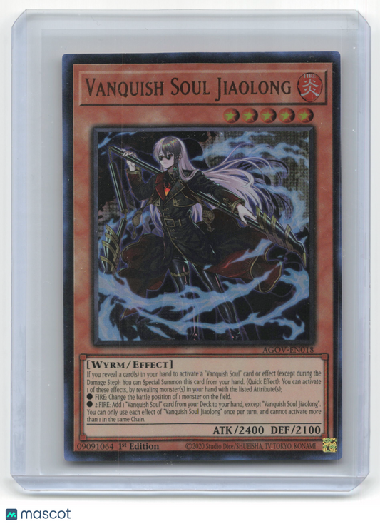 2023 Yu-Gi-Oh! Vanquish Soul Jiaolong Age of Overlord #AGOV-EN018 UR