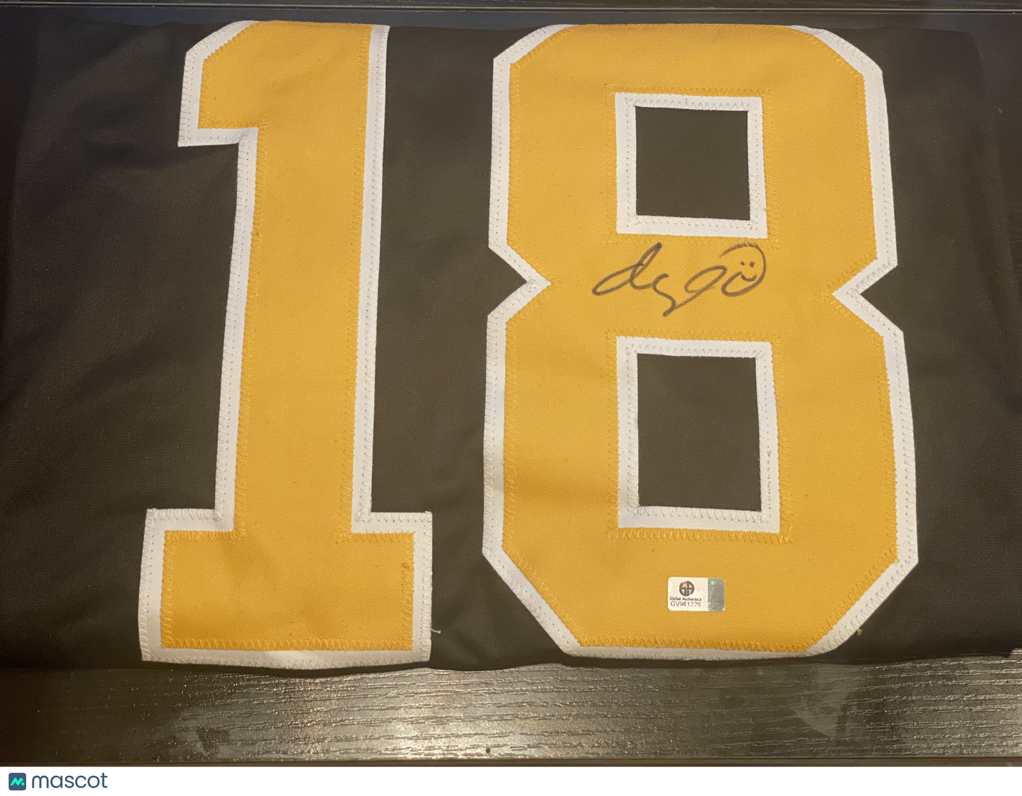 Happy Gilmore Adam Sandler Boston Bruins Signed Custom Hockey Jersey w/COA