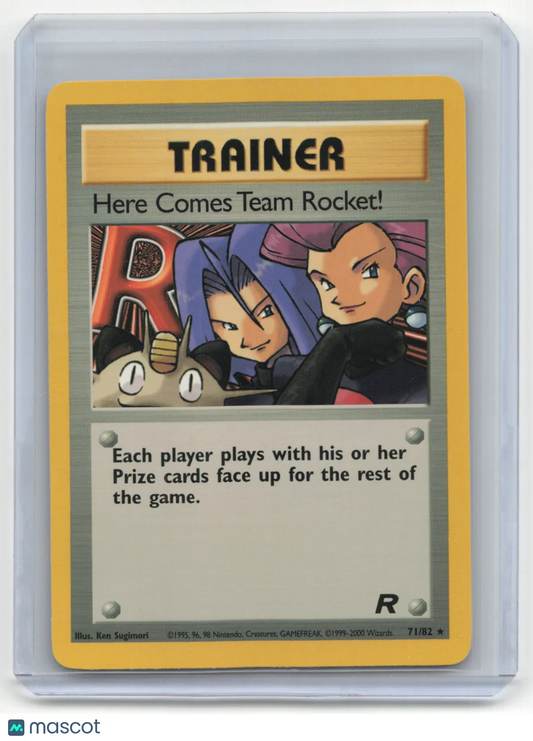 2000 Pokemon Team Rocket Team Rocket #71/82 Mod Played - Papa Joey's Collectibles