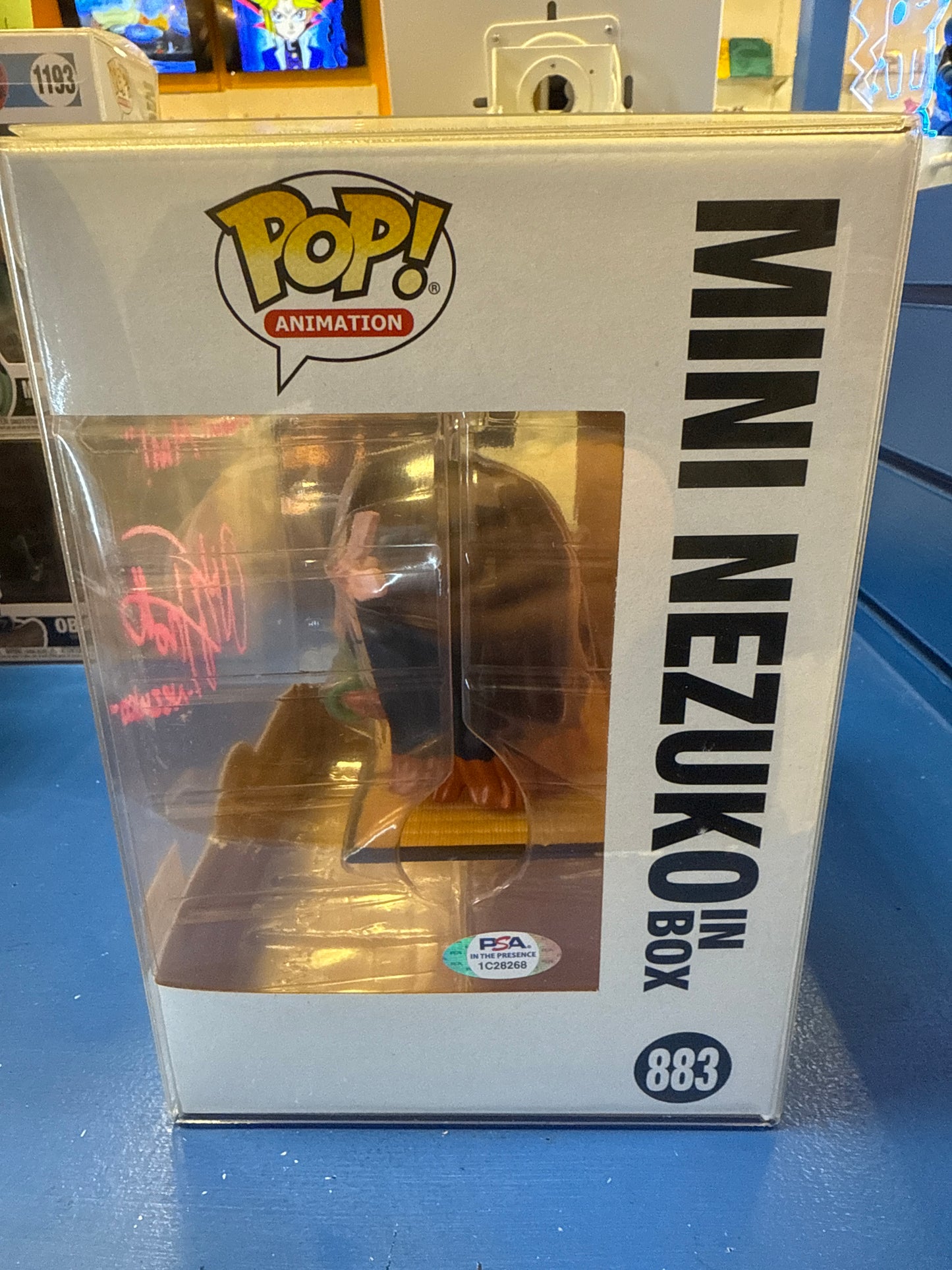 Funko Demon Slayer Mini Nezuko 883 Box Lunch Exclusive Abby Trott Auto PSA