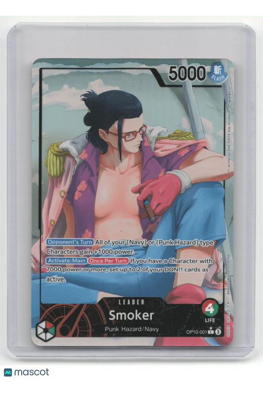 2023 One Piece Card Game Smoker royal blood #OP10-001 - Papa Joey's Collectibles