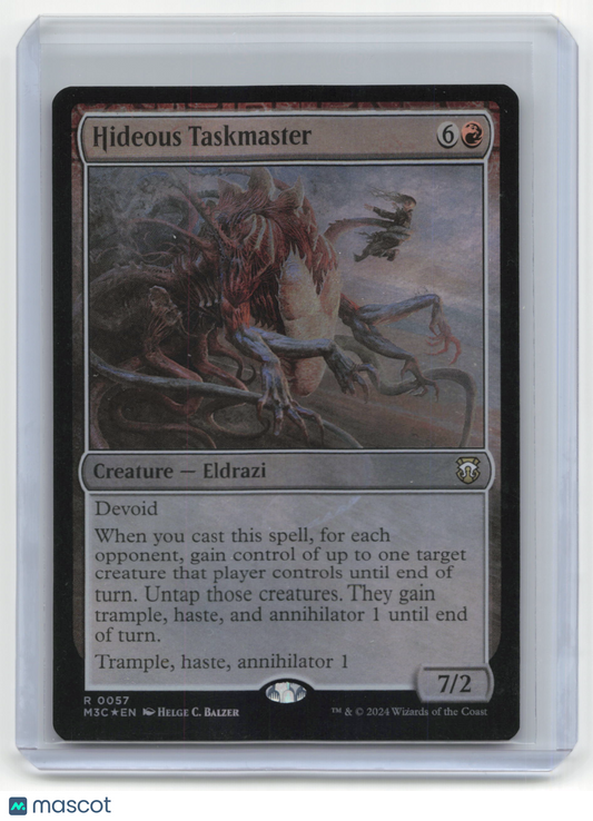 2024 Magic: The Gathering Hideous Taskmaster Modern Horizons 3 #R 0057