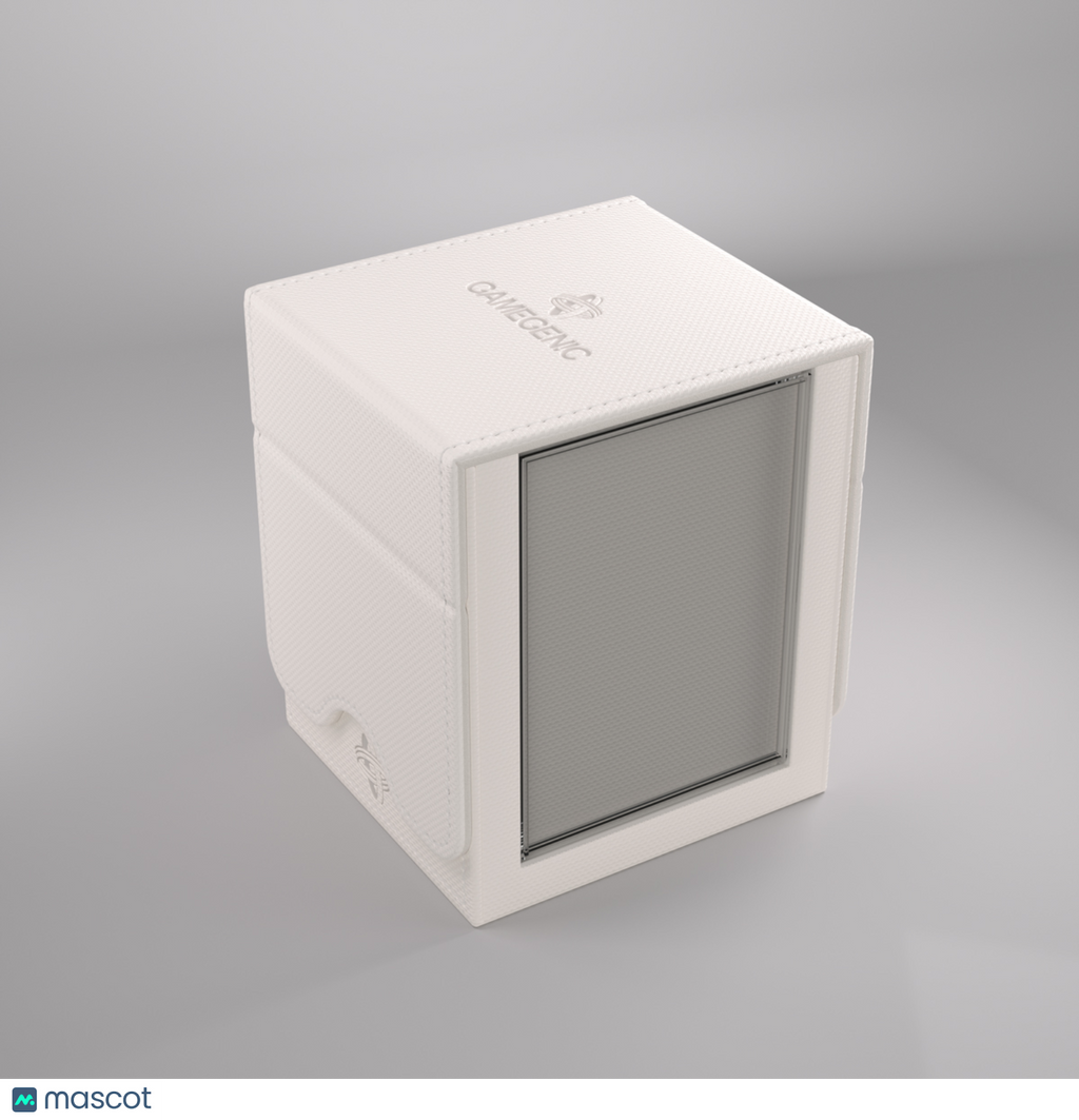 Gamegenic Squire Plus 100+ XL Convertible White Deck Box - Papa Joey's Collectibles