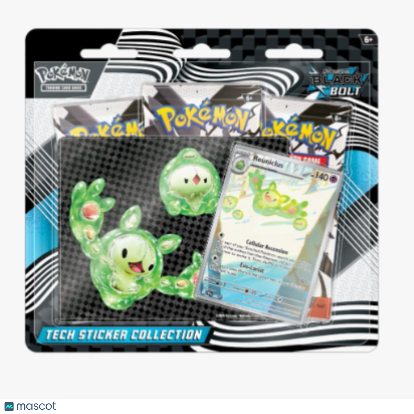2025 Pokemon Scarlet & Violet Black Bolt Tech Sticker Collection