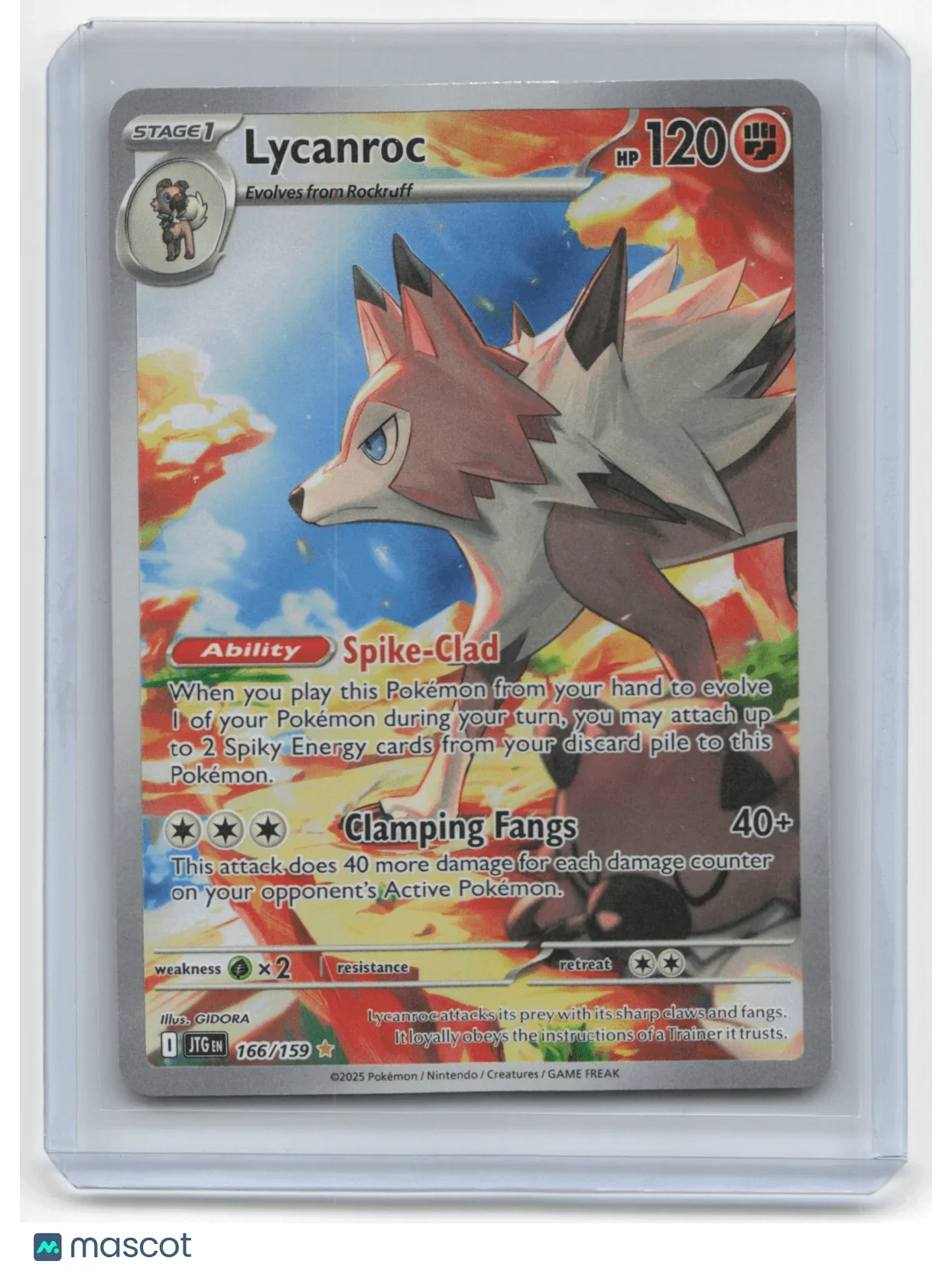2025 Pokemon Lycanroc Journey Together #166/159 - Papa Joey's Collectibles