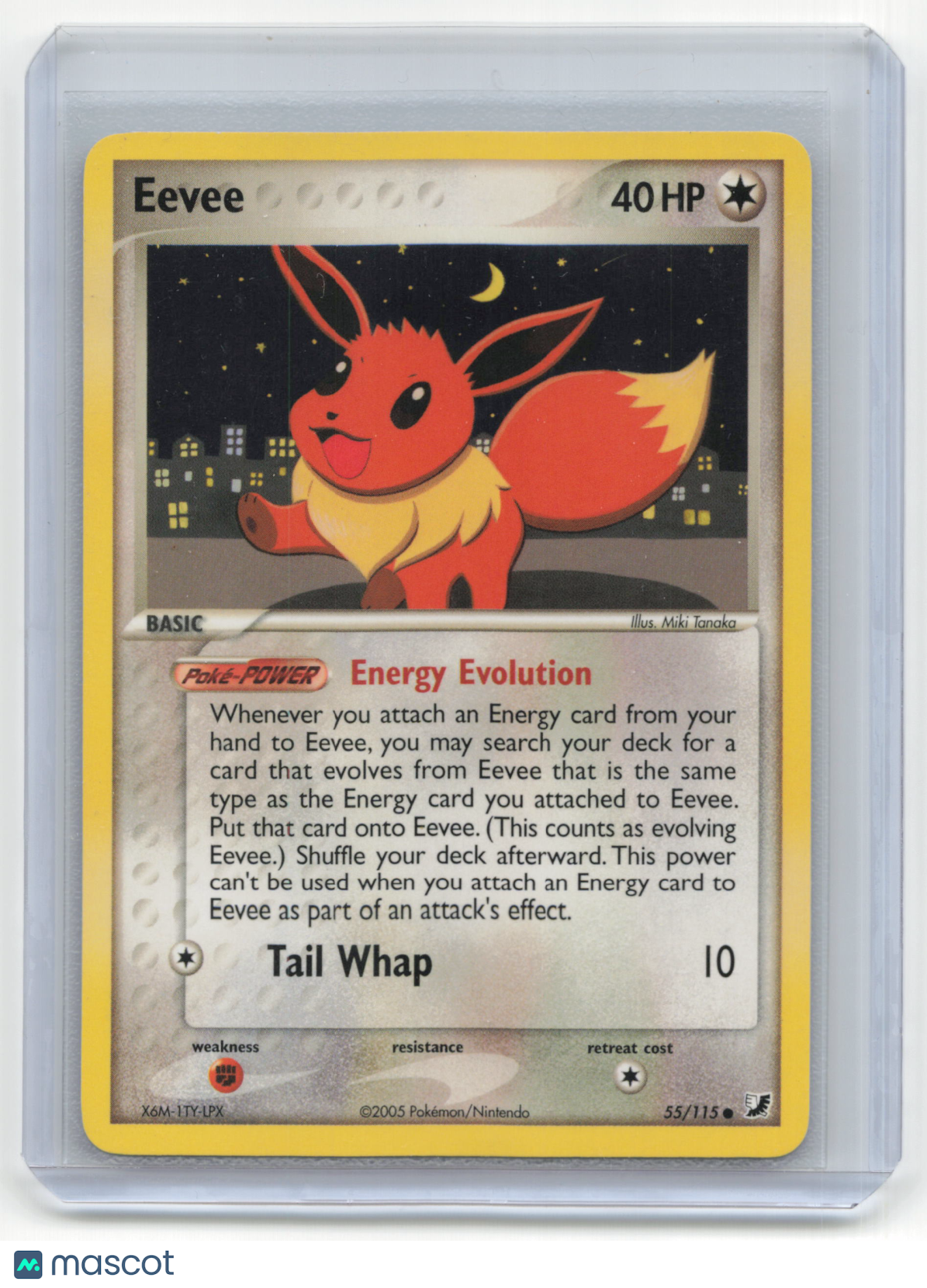 2005 Pokemon Eevee Unseen Forces #55/115