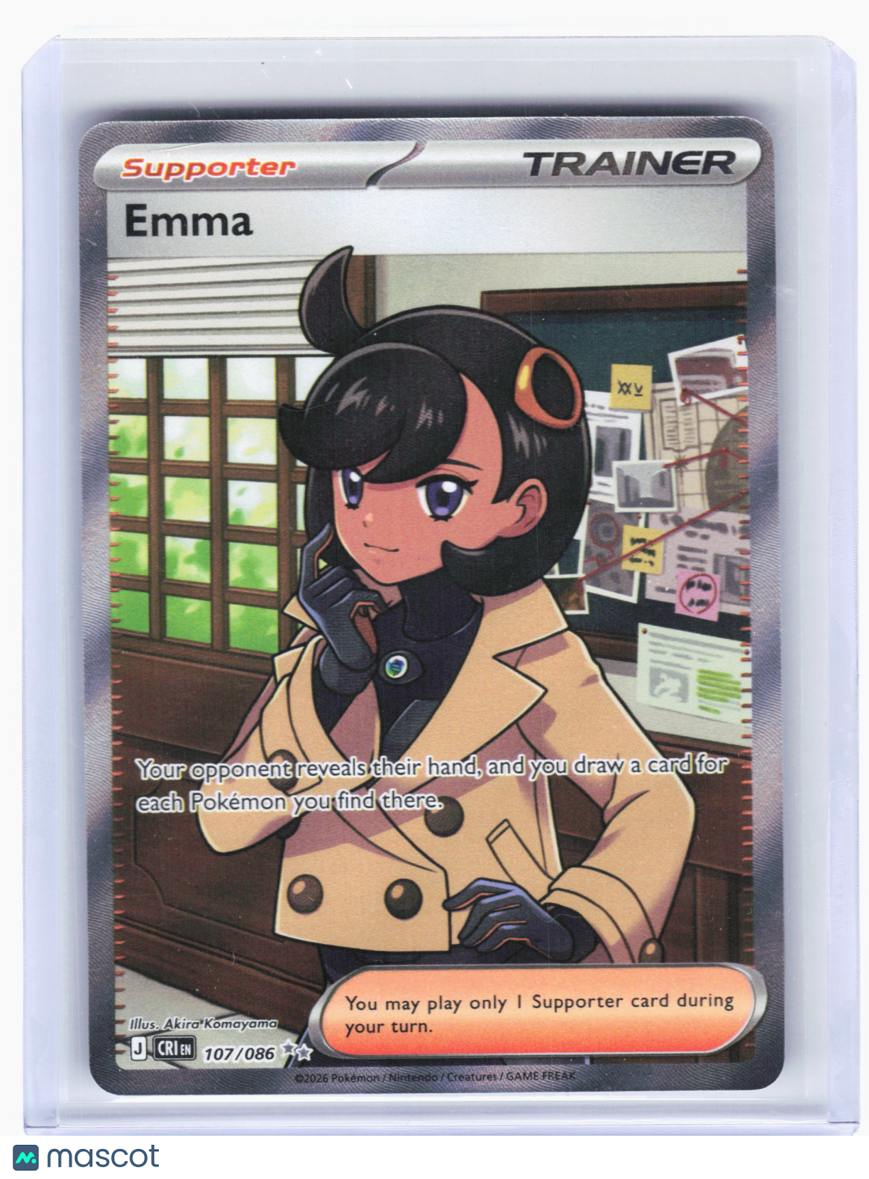 2026 Pokemon—Emma #107 Chaos Rising—Ultra Rare Holo
