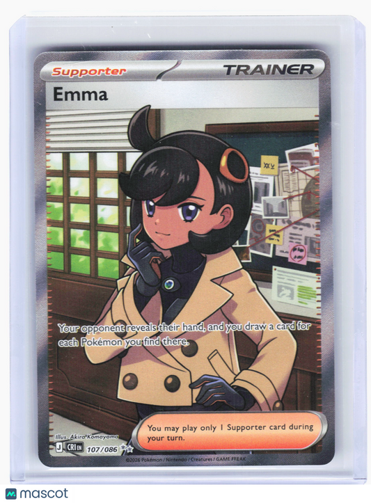 2026 Pokemon—Emma #107 Chaos Rising—Ultra Rare Holo