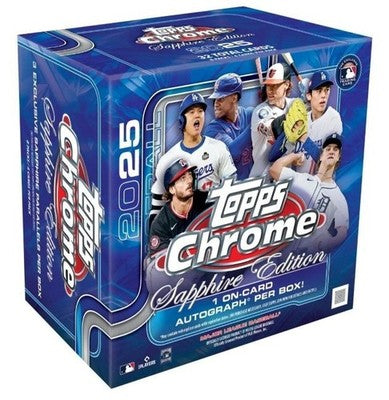2025 Topps Chrome Sapphire Edition Baseball Hobby Box