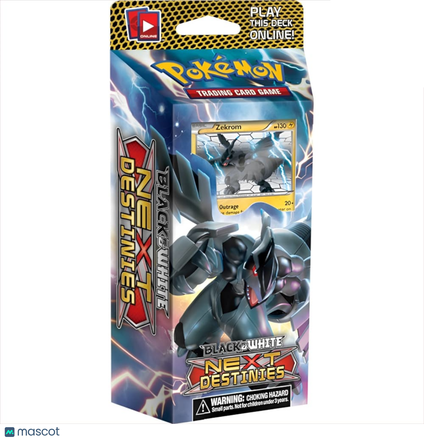 2012 Pokemon Black & White Next Destinies "Voltage Vortex" (Zekrom) Theme Deck