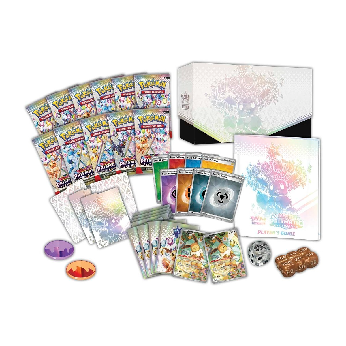 Pokemon Scarlet & Violet Prismatic Evolutions Pokemon Center Elite Trainer Box