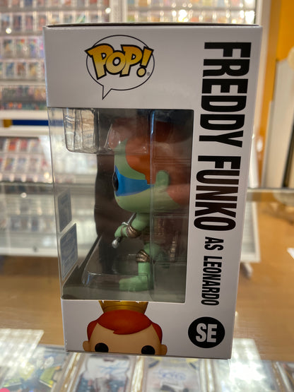 Funko Freddy Funko as Leonardo #SE (VG)Fundays Online Excl. '25, Metallic 500PCS