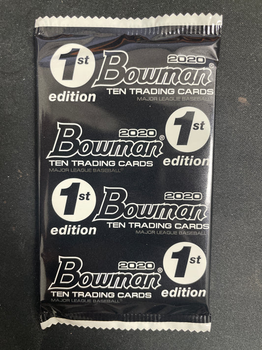 2020 Bowman 1st Edition Baseball Hobby Pack