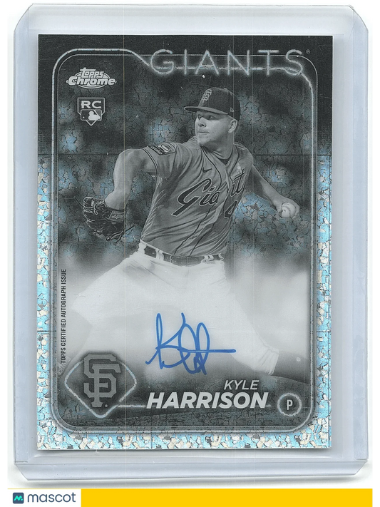 2023 Topps Chrome Baseball Kyle Harrison RC #RA-KH - Papa Joey's Collectibles