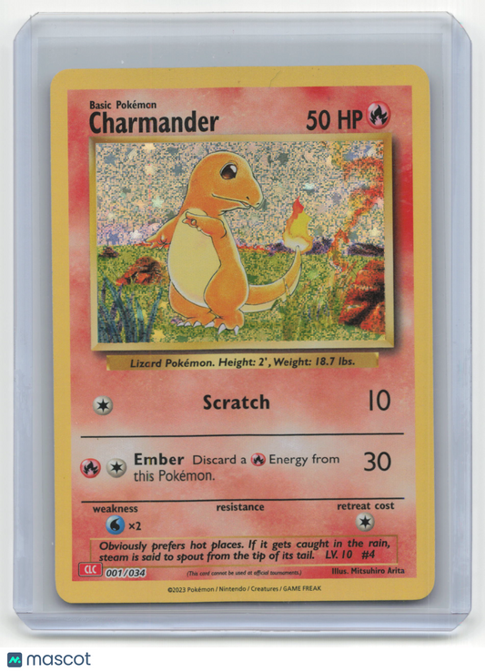 2023 Pokemon TCG Charmander Trading Card Game Classic #001/034
