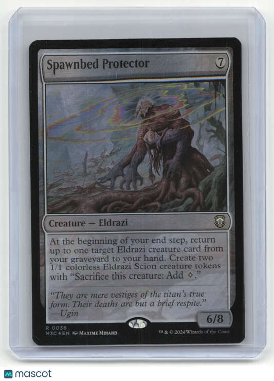 2024 Magic: The Gathering Spawnbed Protector Modern Horizons 3 #R 0036 Foil