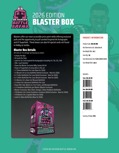 2026 Bo Jackson Battle Arena "The Griffey Set" Blaster Box