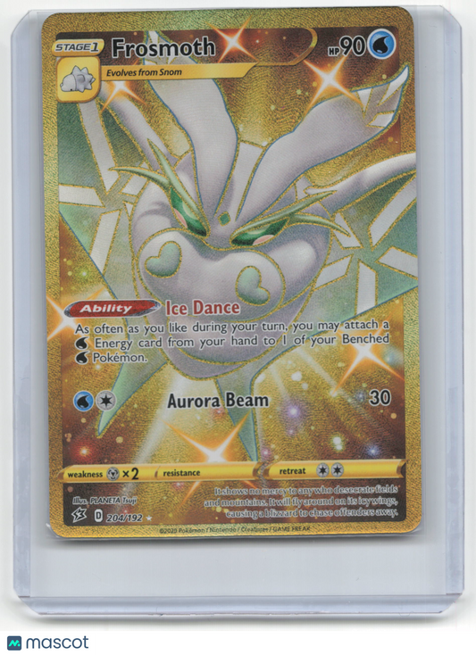 2020 Pokemon Frosmoth Sword & Shield Rebel Clash #204/192