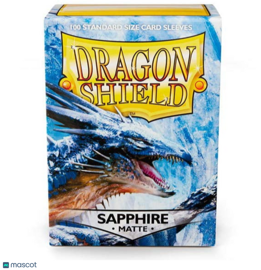 Dragon Shield Standard 20 Pt. Sapphire Matte Card Sleeves