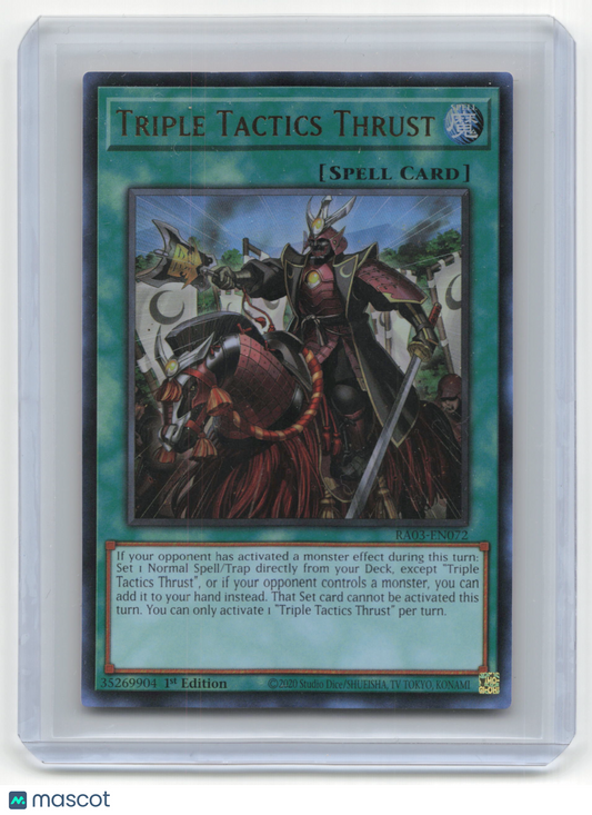 2024 Yu-Gi-Oh! Triple Tactics Thrust QC Bonanza #RA03-EN072 UR