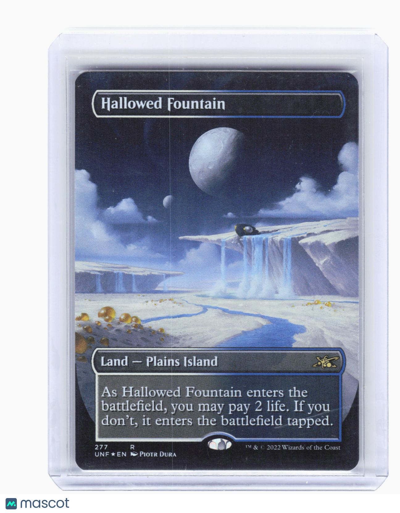2022 Magic: The Gathering—Hallowed Fountain #277 Unfinity—Rare Foil (Borderless)