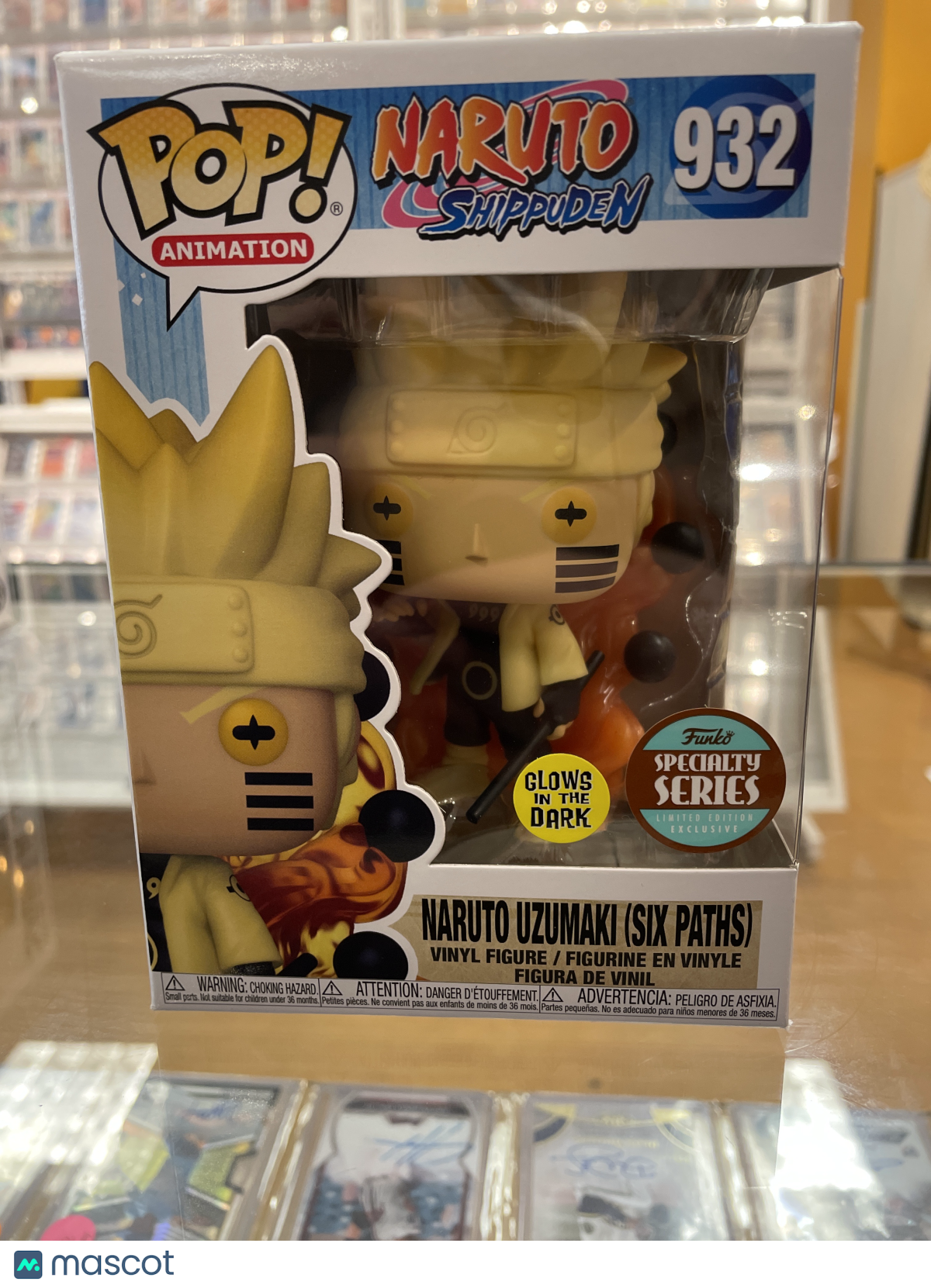 Funko Naruto Shippuden Naruto Uzumaki (Six Paths)#932(VG) Specialty Series, GITD