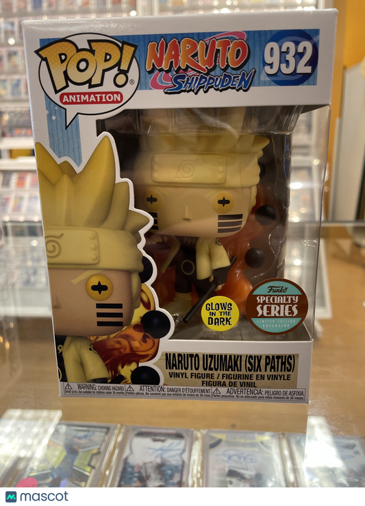 Funko Naruto Shippuden Naruto Uzumaki (Six Paths)#932(VG) Specialty Series, GITD