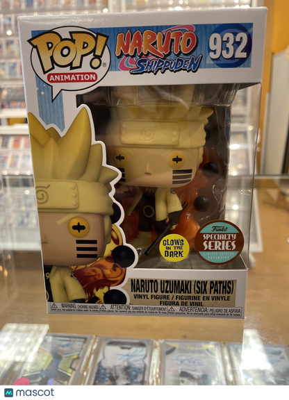 Funko Naruto Shippuden Naruto Uzumaki (Six Paths)#932(VG) Specialty Series, GITD