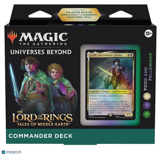 Magic The Gathering Food and Fellowship (Lord of The Rings) Commander Deck