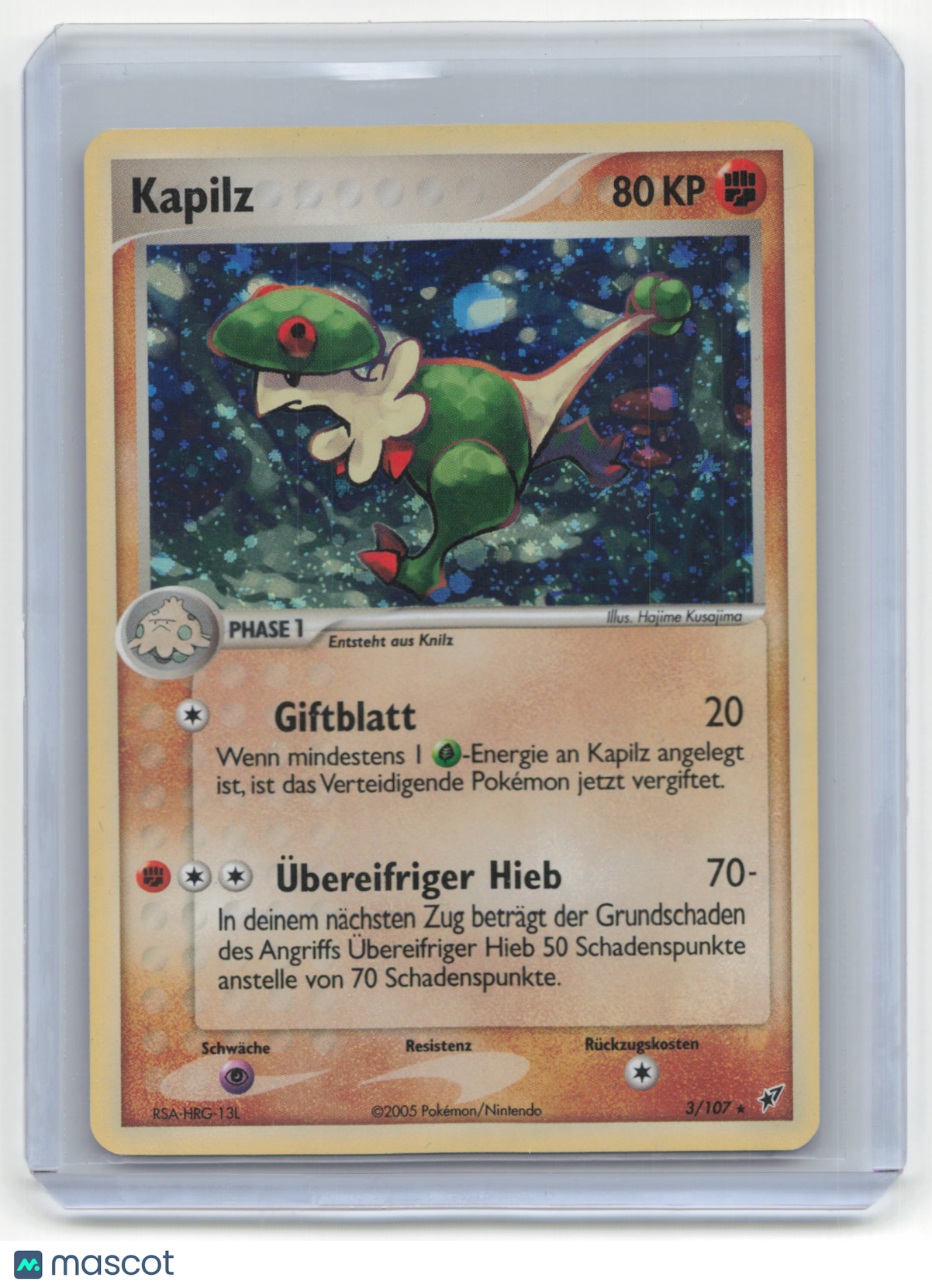 2005 Pokemon Breloom EX Emerald #3/107 German Near Mint