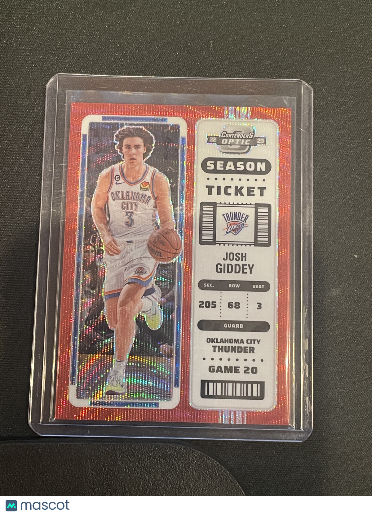 Contenders Optic Basketball Josh Giddey Red Asia #93