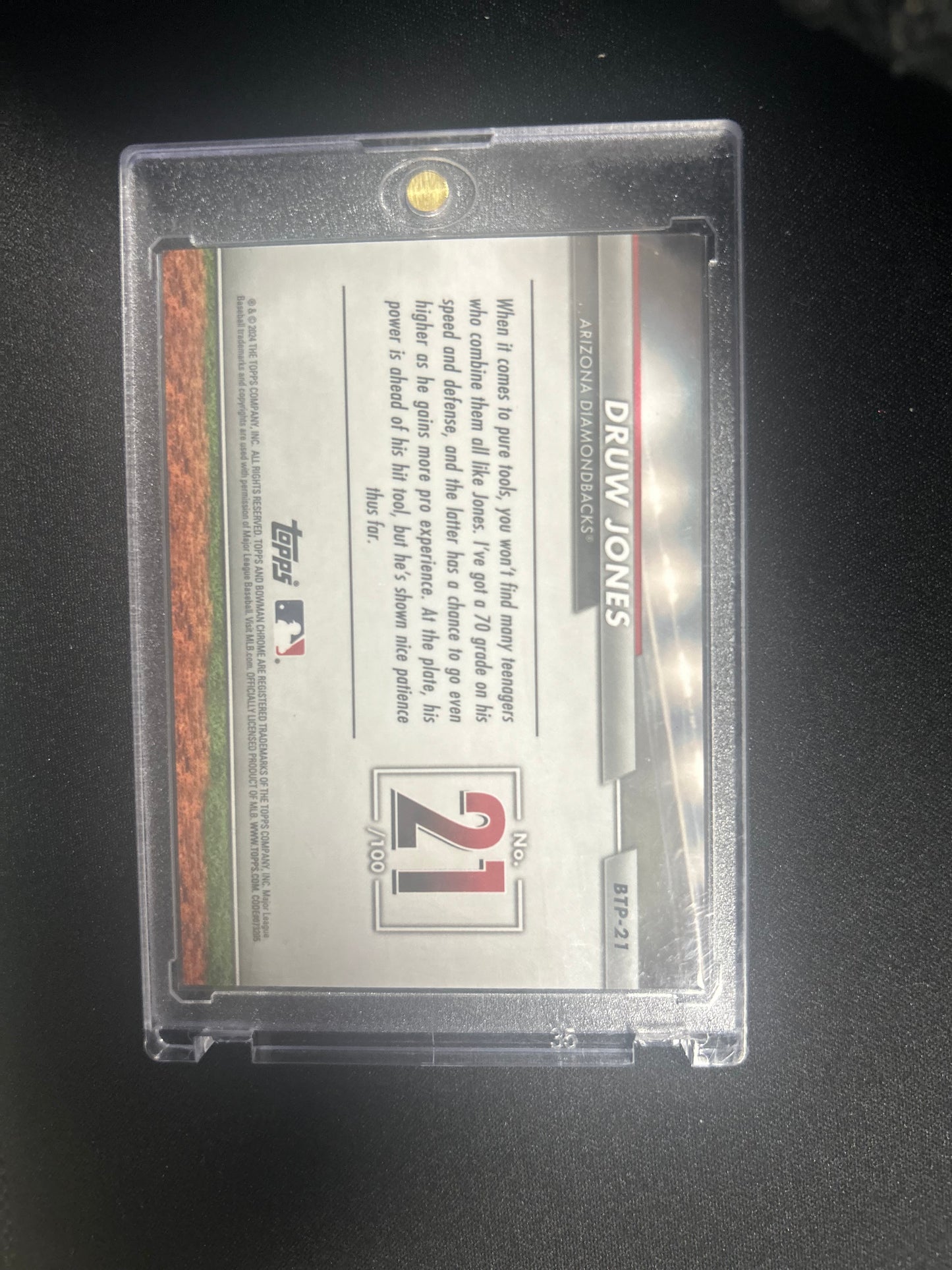 2024 Bowman Chrome Baseball Druw Jones 12/50