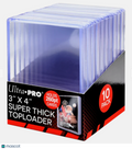 Ultra PRO Standard 260 Pt. Pt. Clear 3" x 4" Super Thick Toploader 10 ct.