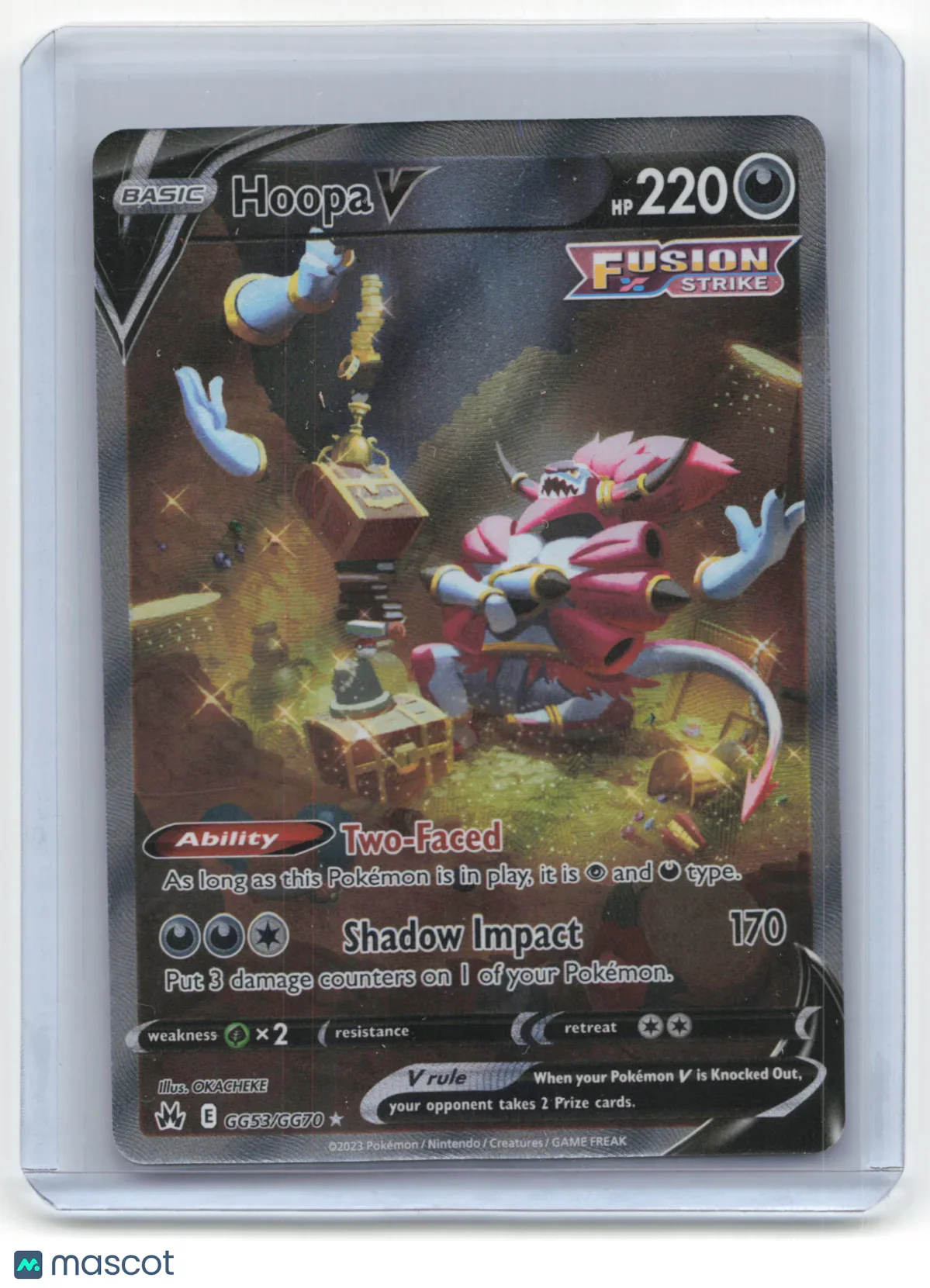 2023 Pokemon Hoopa V Crown Zenith #GG53/GG70 - Papa Joey's Collectibles