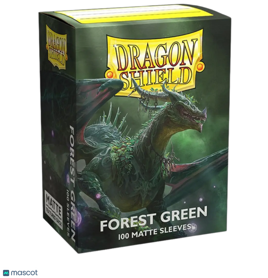 Dragon Shield Standard 20 Pt. Forest Green Matte Card Sleeves
