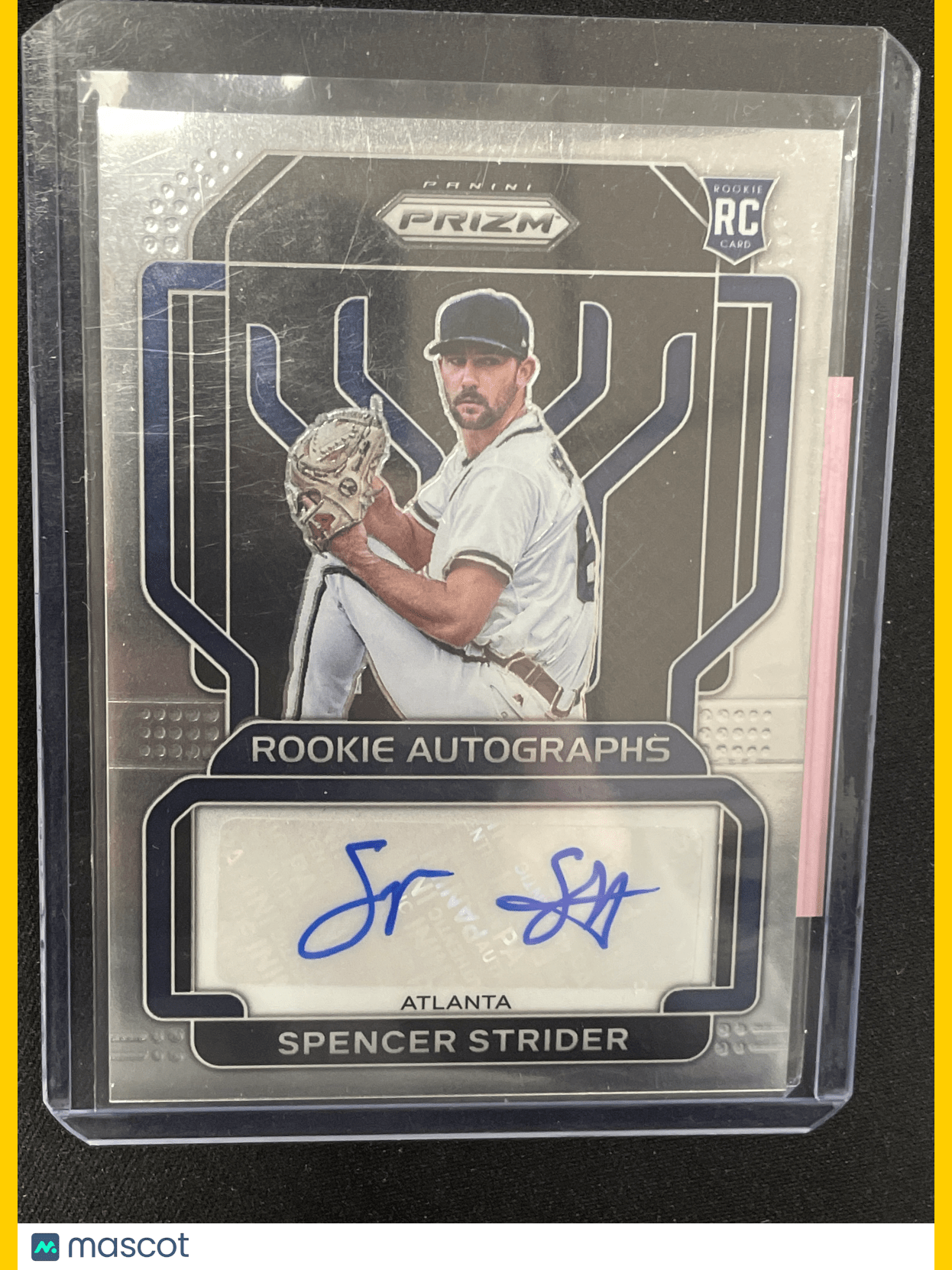 2022 Panini Prizm Baseball Spencer Strider Autograph RC Silver