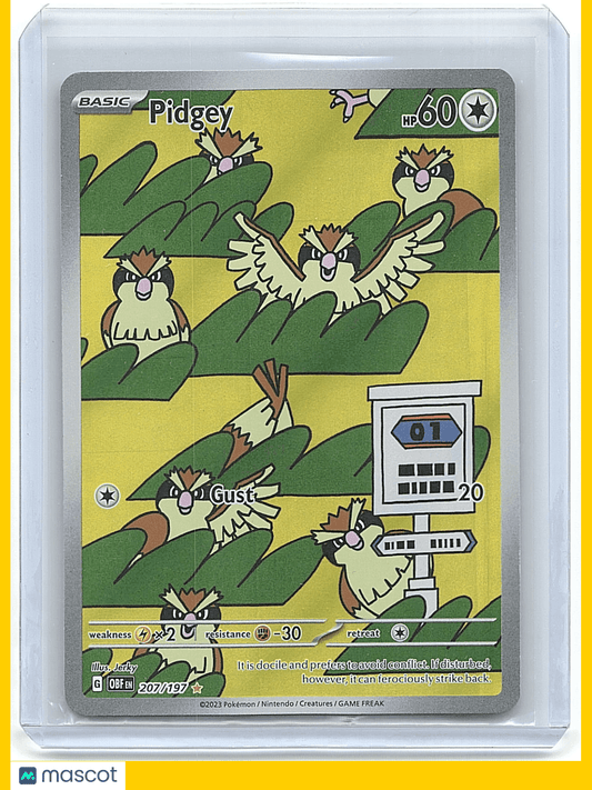 2023 Pokemon Pidgey #207/197