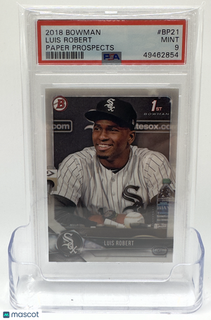 2018 Bowman Paper Prospects Baseball—Luis Robert #BP21 —PSA 9