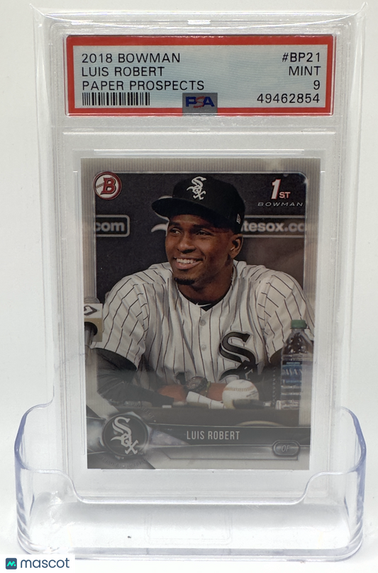 2018 Bowman Paper Prospects Baseball—Luis Robert #BP21 —PSA 9