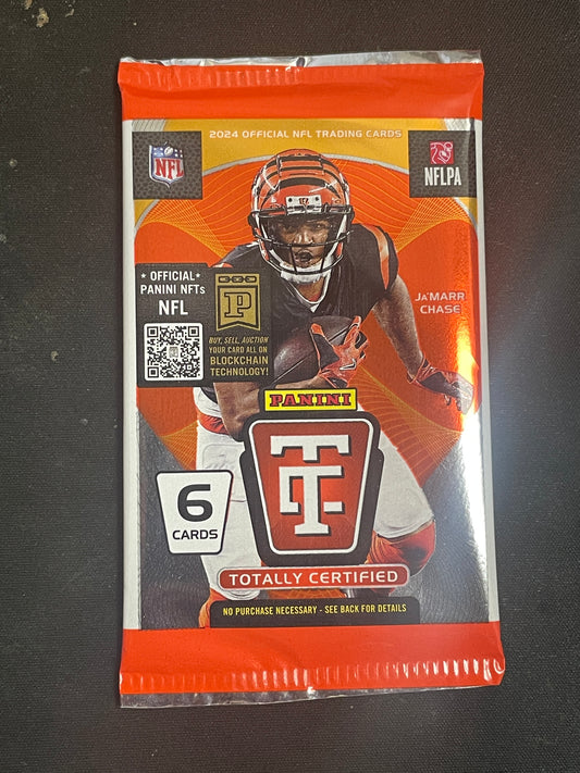 2024 Panini Totally Certified Football Hobby Pack