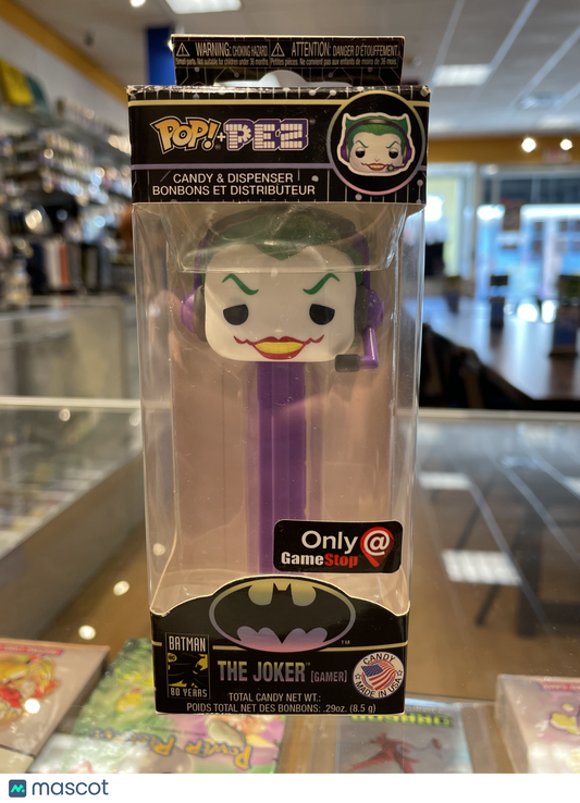Funko Pez Dispenser: The Joker [Gamer] (DMG, No Candy) GameStop Exclusive