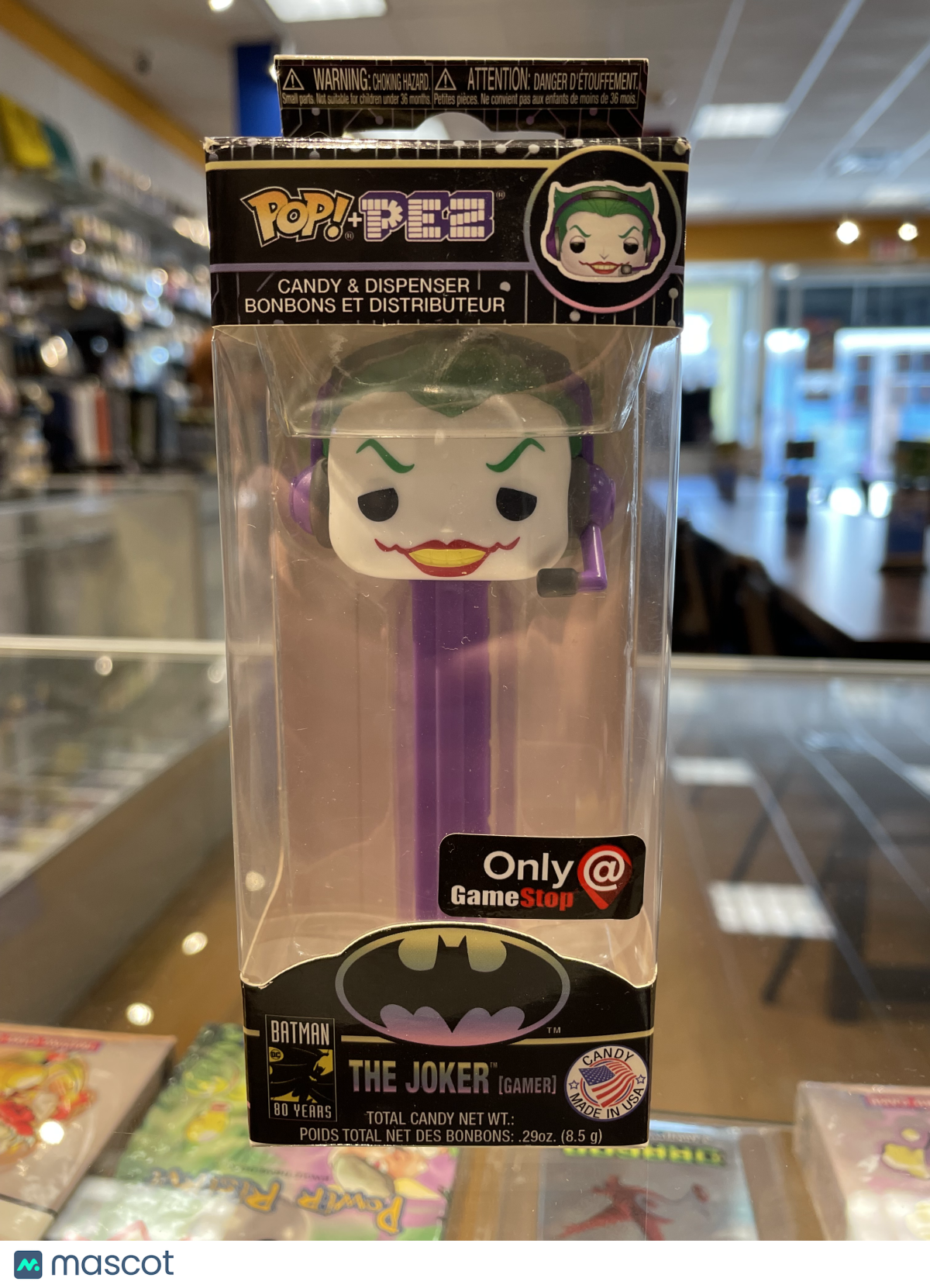 Funko Pez Dispenser: The Joker [Gamer] (DMG, No Candy) GameStop Exclusive