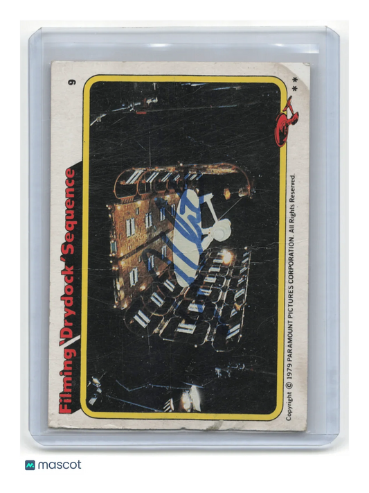 1979 Topps Star Trek: The Motion Picture #9 William Shatner Autographed - Papa Joey's Collectibles