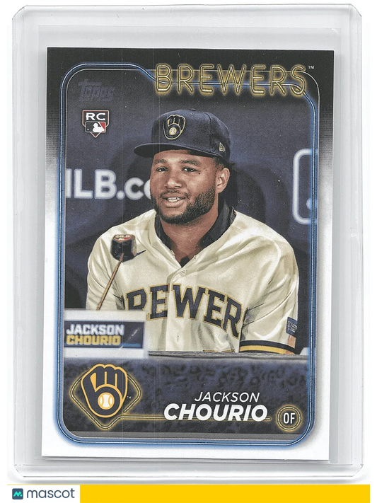 2023 Topps Baseball Jackson Chourio RC #698 - Papa Joey's Collectibles