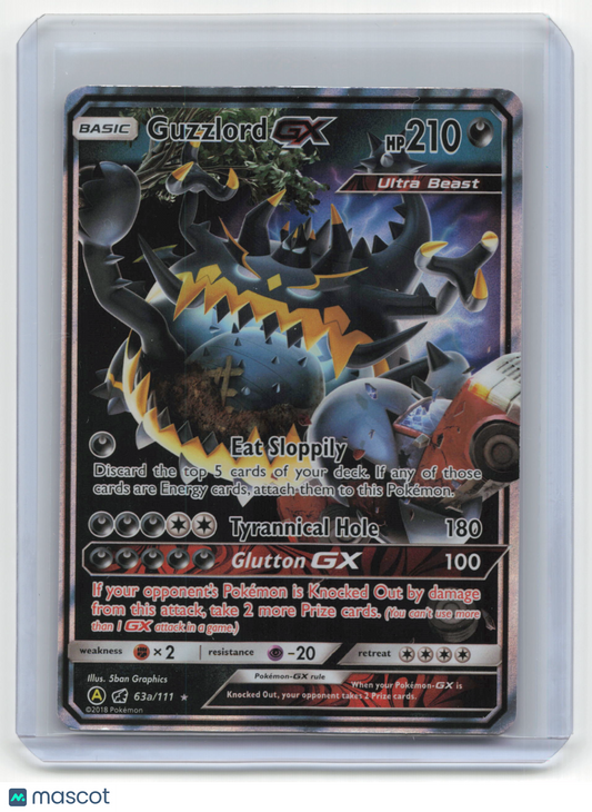 2017 Pokemon TCG Guzzlord GX SM Alt Art Promos #63a/111 Light Played