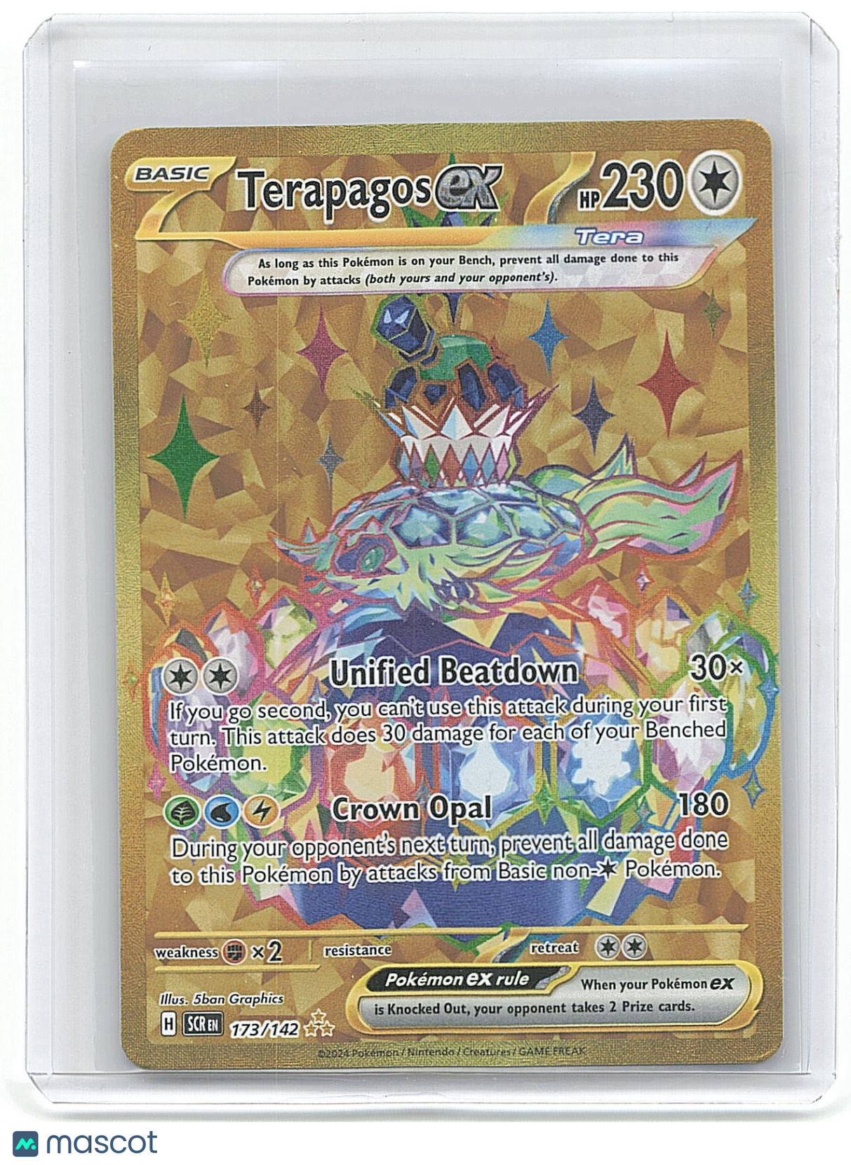 2023 Pokemon Terapagos ex #173/197