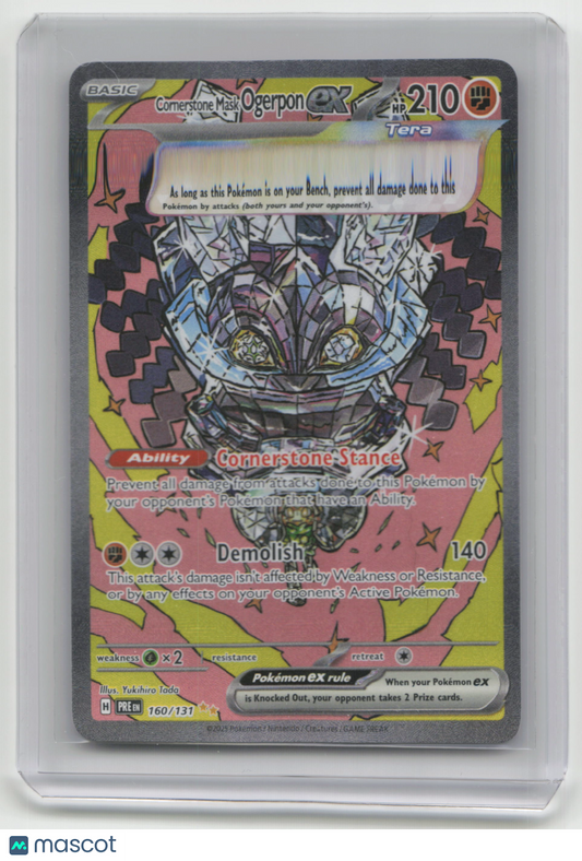 2024 Pokemon Ogerpon EX Prismatic Evolutions #160/131