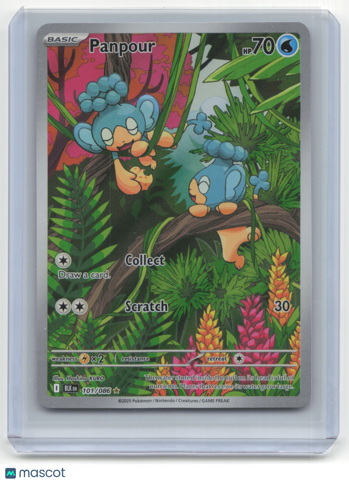 2025 Pokemon TCG Panpour Black Bolt #101/086